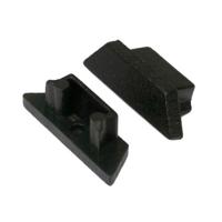 Einddop voor Arc 12 Ledstrip profiel - Zwart - Set 2 stuks - thumbnail