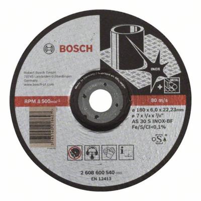 Bosch Accessoires Afbraamschijf | Inox | 180 mm | per 1 | 2608600540 - 2608600540