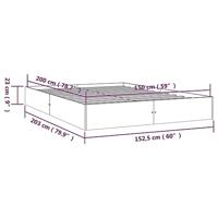 Bedframe massief hout 150x200 cm 5FT King Size - thumbnail