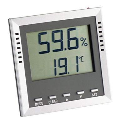 TFA Dostmann Klima Guard 30.5010 Thermo- en hygrometer Zilver