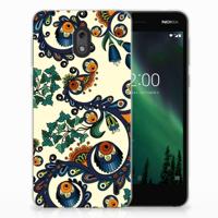 Siliconen Hoesje Nokia 2 Barok Flower - thumbnail