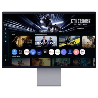SAMSUNG M90F 32 inch 4K Smart AI Monitor, QD-OLED, 3840 x 2160, 165Hz, 0,03ms (G/G), Camera, Speaker, Gaming Hub, 4K upscaling, spraakbediening, Smart TV-apps & AI Features, HDR10+, LS32FM900SUXEN