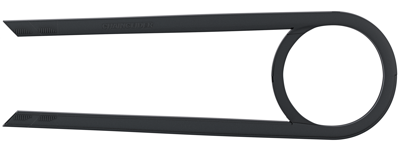 Hebie chainglider 38 tands - lang 486-535mm - nexus 5 e-bike - zwart