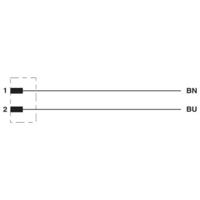 Phoenix Contact 1410752 Sensor/actuator connector, geassembleerd Aantal polen (sensoren): 2 1.50 m 1 stuk(s) - thumbnail