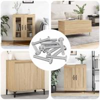 VidaXL Vergrendelingsschroef 2514 pcs zilver staal - thumbnail