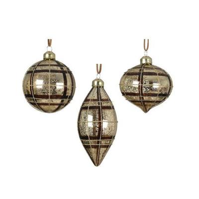 Kerstbal glas d8 cm goud a3 Decoris - Decoris Kerstbal glas d8 cm goud a3 Decoris - Decoris