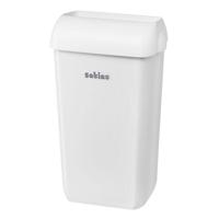 Afvalbak satino open inworp 23 liter wit 332580 - thumbnail
