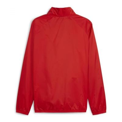 PUMA teamGOAL All Weather Jas Rood Wit PUMA teamGOAL All Weather Jas Rood Wit