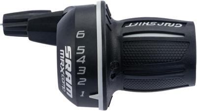 SRAM draaiversteller "grip shift mrx comp" twist grip shift. mrx comp 6-sp 50mm