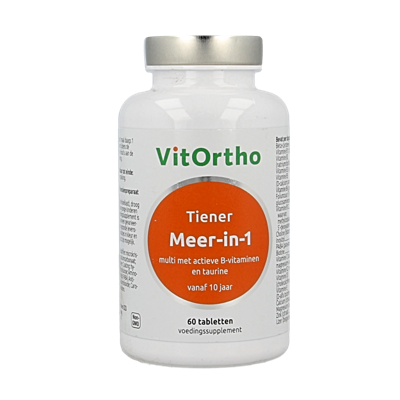 VitOrtho Meer In 1 Tiener Tabletten 60st VitOrtho Meer In 1 Tiener Tabletten 60st