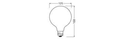 OSRAM HOMELIGHTING 4099854466823 LED-lamp Energielabel D (A - G) E27 5.9 W Warmwit (Ø x h) 125.00 mm x 125.00 mm 1 stuk(s) OSRAM HOMELIGHTING 4099854466823 LED-lamp Energielabel D (A - G) E27 5.9 W Warmwit (Ø x h) 125.00 mm x 125.00 mm 1 stuk(s)