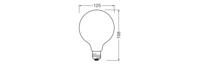 OSRAM HOMELIGHTING 4099854466823 LED-lamp Energielabel D (A - G) E27 5.9 W Warmwit (Ø x h) 125.00 mm x 125.00 mm 1 stuk(s) - thumbnail