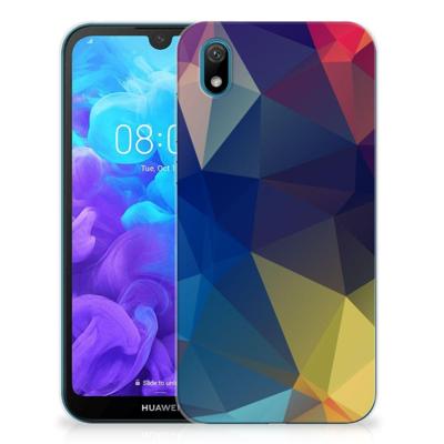 Huawei Y5 (2019) | TPU Hoesje | Polygon Dark