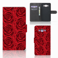 Samsung Galaxy J7 2016 Hoesje Red Roses - thumbnail