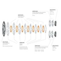 Miche Cassette 11v shimano light primato 11-34 zilver - thumbnail
