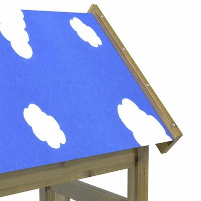 Speeltoren Bruin Massief geïmpregneerd hout