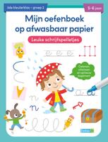 Mijn oefenboek op afwasbaar papier Leuke schrijfspelletjes 5-6 j. - thumbnail