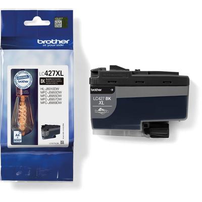 Inktcartridge brother lc-427xlbk zwart | 5 stuks