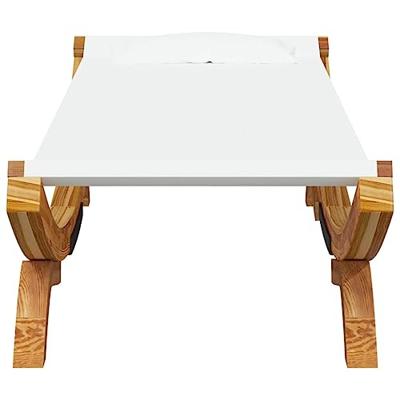 Hangmat 100x188,5x44 cm massief vurenhout crmekleurig Hangmat 100x188,5x44 cm massief vurenhout crmekleurig