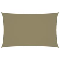VidaXL Zonnescherm rechthoekig 3x6 m oxford stof beige - thumbnail