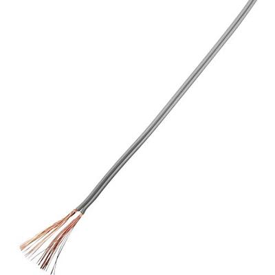 TRU COMPONENTS 93030c505 Draad 0.75 mm² Grijs 20 m