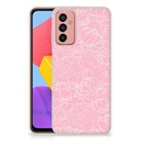 Samsung Galaxy M13 | M23 | TPU Case | White Flowers - thumbnail