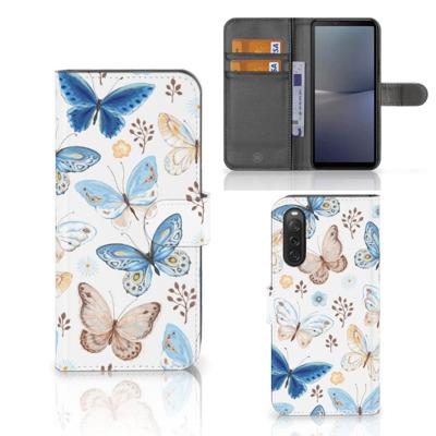 Telefoonhoesje | Met pasjeshouder | voor Sony Xperia 10 V Vlinder Telefoonhoesje | Met pasjeshouder | voor Sony Xperia 10 V Vlinder