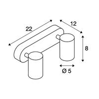 SLV 156510 LED-plafondlamp 18 W Zwart - thumbnail