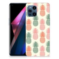 OPPO Find X3 | X3 Pro | Siliconen Case | Ananas - thumbnail