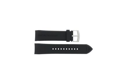 Horlogeband Armani AR5985 Rubber Zwart 24mm