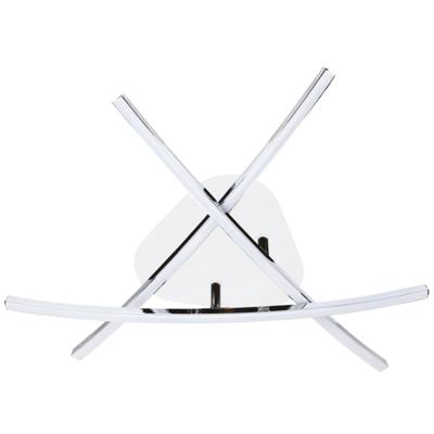 LED Plafondlamp Critos 20W - Natuurlijk Wit 4000K - Mat Chroom Aluminium