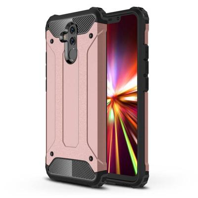 Magic Armor TPU + PC combinatie Case voor Huawei mate 20 Lite (Rose goud)