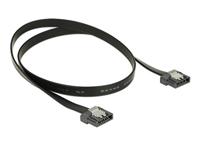 Delock 83841 SATA 6 Gb/s kabel 50cm zwart FLEXI - thumbnail