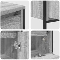 Badkamermeubelset 3 pcs Grijs sonoma 90 x 34.5 x 60 cm - thumbnail