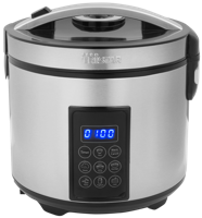 Tristar RK-6138 Stoomkoker Met display, Rijstkookfunctie, Anti-aanbaklaag, Met maatbeker, Timerfunctie Staal - thumbnail