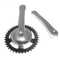 Qtcycletech Qt cycle tech 0702775 crankset nexus 38t 3/32 aluminium - thumbnail