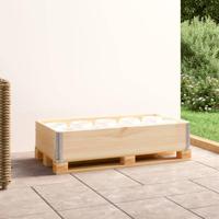 VidaXL Palletopzetrand 50x100 cm massief grenenhout - thumbnail