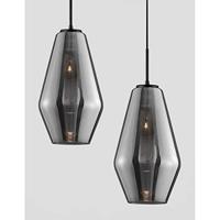 Lyora HanglampVeiro chroom glas Ø 17 x 28,5cm - 9724101 - thumbnail