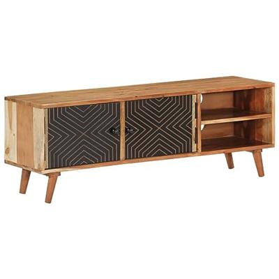 Tv-meubel 112x30x40 cm massief acaciahout