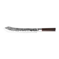 Slagersmes - GESMEED - SEBRA - Japans 440C staal - Dalbergia houten handvat - L 25,5 cm - thumbnail