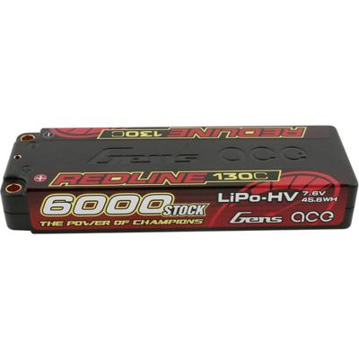 GensAce Redline Series High Voltage Lipo 130C 7.6 volt 6000mah