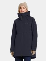 Didriksons Helle Parka Jas Dames Dark Night Blue 36 - thumbnail