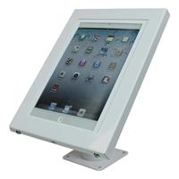 Tablet muur- en tafelstandaard Securo iPad en Galaxy Tab wit - thumbnail