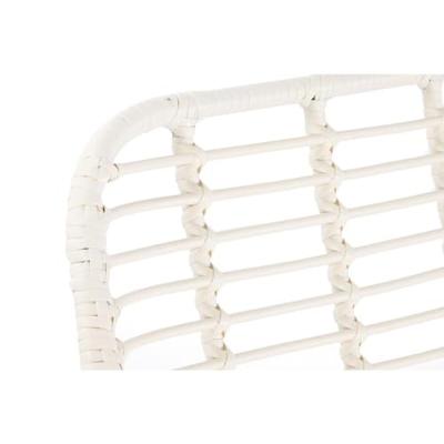 Bank en tafel set DKD Home Decor Metaal Synthetische rotan 124 x 74 x 84 cm