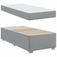 Bedframe Anders Lichtgrijs 90 x 190 cm Stof - thumbnail