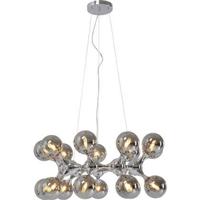 Kare Design Atomic Balls Hanglamp - Chroom|Zilver Glas - thumbnail