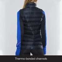 Craft 1908009 Lt Down Vest Wmn - Black - L - thumbnail