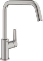 Grohe QuickFix Start verhoogde keukenmengkraan hoek supersteel - thumbnail