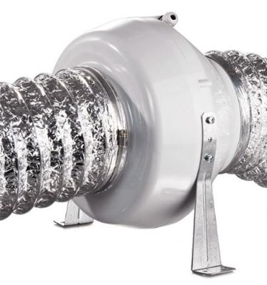 Blauberg Centro (hoge Druk) Buisventilator - Kunststof - Ø 100mm - 225 M3/h Blauberg Centro (hoge Druk) Buisventilator - Kunststof - Ø 100mm - 225 M3/h