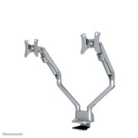 Neomounts FPMA-D750DSILVER Monitor-tafelbeugel Aantal monteerbare displays: 2 Display(s) 25,4 cm (10) - 81,3 cm (32) Grijs Zwenkbaar, Roteerbaar, Kantelbaar, - thumbnail
